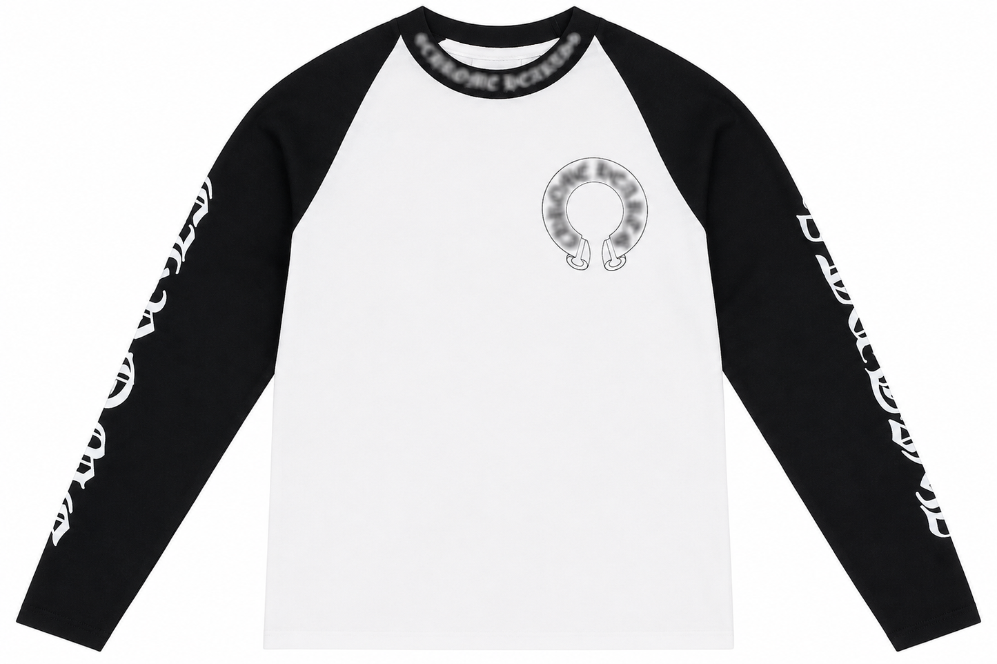 Black/White Horseshoe Long Sleeve