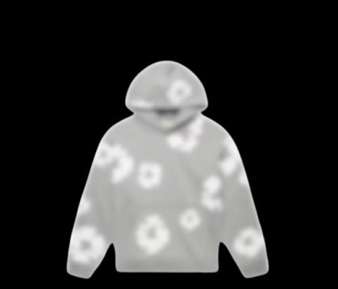 Denim Flower Hoodies